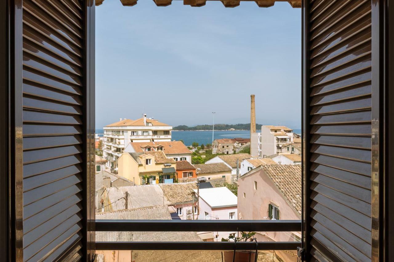 Fay'S Sea View-Corfu Town Lägenhet Exteriör bild