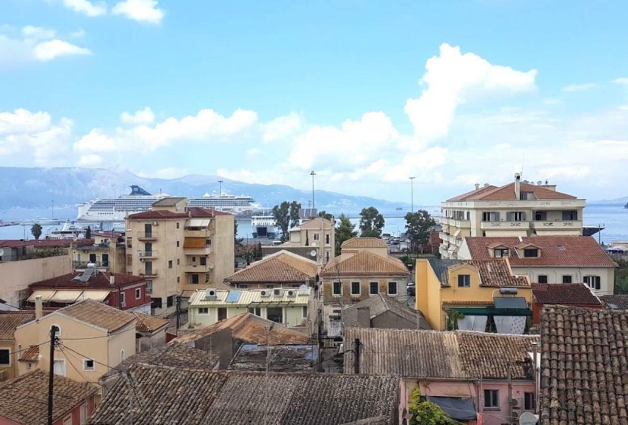 Fay'S Sea View-Corfu Town Lägenhet Exteriör bild